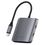 Мультипортовый адаптер Satechi 4-Port USB-C with PD Space Grey (ST-H4CPDM) - фото 1
