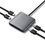 Мультипортовый адаптер Satechi 4-Port USB-C with PD Space Grey (ST-H4CPDM) - фото 3