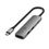 Мультипортовый адаптер Satechi 4-in-1 USB-C Slim Multiport 4K Space Grey (ST-P4SM) - фото 2