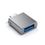 Переходник Satechi Aluminum Type-C to USB-A 3.0 Adapter Space Gray (ST-TCUAM) - фото 2