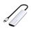 Адаптер Satechi 6-in-1 USB-C Slim Multiport Adapter 4K Silver (ST-P6SS) - фото 1