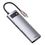 USB-Хаб Baseus Metal Gleam Series 8-in-1 Type-C Gray (CAHUB-CV0G) - фото 1