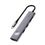 Адаптер HUB WIWU Docking Station 8in1 USB-C to 2xUSB3.0+2xUSB-C+HDMI+SD/MicroSD+PD 100W (Wi-HB001) - фото 1