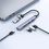 Хаб WIWU Type-C Sin1 ZOLOUSB-C/USB-A HUB /gray (Wi-HB003) - фото 3