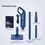 Пилосос 2в1 (вертикальний + ручний) Deerma Corded Stick Vacuum Cleaner Blue (DX1000W) - фото 4