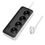 Сетевой фильтр Hoco AC22 Sunlight (PD30W/1C/3A/4xSocket) (3m) (Black) - фото 1