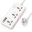 Сетевой фильтр Hoco AC8A 3USB + USB-C 220V 30W PD 1.5m - white - фото 1