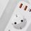 Сетевой фильтр Hoco NS1 Aura 4-bit PD 20W 2xUSB+Type-C white - фото 3