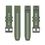 Ремешок для смарт часов Garmin 20mm Silicone QuickFit Series (Army Green) - фото 3