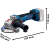 Угловая шлифмашина акум. BOSCH 125 мм 18В GWS 18V-11 S 2х 5,0Ah (06019N4002) - фото 3