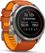 Смарт-часы Garmin Fenix 9 Pro 51mm Titanium with Autumn Orange/Spark Orange Silicone Band (010-04337-05/06) - фото 1