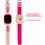 Дитячий годинник Amigo GO005 4G WIFI Kids waterproof Thermometer Pink (747018) (UA) - фото 3
