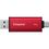 Портативный SSD Kingston Dual USB-A/C 2TB Dual Portable 1050MB/s USB 3.2 Gen 2 Red/Black (SPSD/2TB) - фото 3
