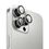 Линза на камеру +NEU Chatel Metal Frame Lens Protector Glass for iPhone 17 Pro/17 Pro Max Silver - фото 2