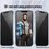 Захисне 2.5D скло Blueo Full Cover Anti-Peep Apple iPhone 15 Plus / 16 Plus (6.7") - фото 3