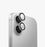 Лінза на камеру +NEU Chatel Metal Frame Lens Protector Glass for iPhone 16 /16 Plus Silver - фото 1