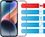 Скло +NEU Chatel Corning Gorilla Glass with mesh for iPhone 14 Front Black - фото 2