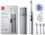 Электрическая зубная щетка Oclean X Pro Digital Set Electric Toothbrush Glamour Silver (6970810552584) Europe - фото 4
