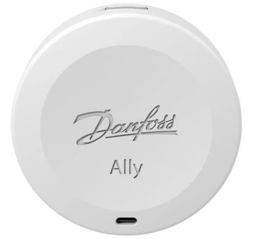 Датчик Danfoss Ally Room Sensor, кімнатний, виносний, CR2450, Zigbee, білий