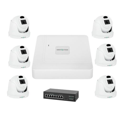 Комплект видеонаблюдения на 6 камер GV-IP-K-W71/06 3MP