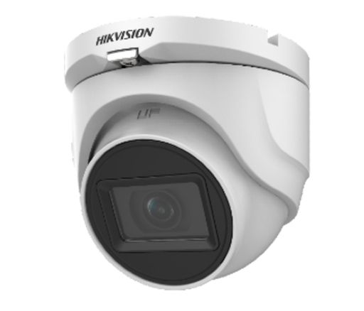 Камера HDTVI Hikvision DS-2CE76H0T-ITMF (С) (2.8 мм), 5 Мп, CMOS, 1944p/25 fps, 0.01 Lux, ІЧ підсвічування до 30 м, IP67, 90х82х79 мм