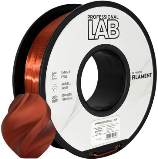 Филамент Professional Lab PLA Silk 1.75mm 1кг Copper (FG-P92-E1)