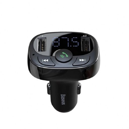АЗУ с FM-модулятором Baseus FM Launcher S-09A Standart Edition 2.4A 2USB Black (CCMT000301)