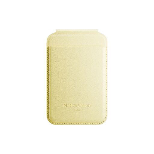 Магнитная подставка-кардхолдер Native Union Active Wallet Stand Magnetic Lemon (ACT-LMO-WAL)
