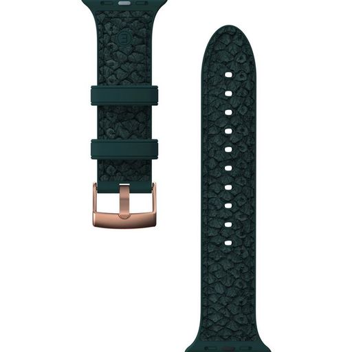 Ремінець Njord Salmon Leather Strap Dark Green for Apple Watch 41mm/40mm (SL14112)