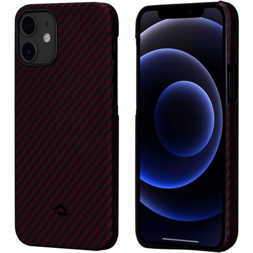 Чохол Pitaka MagEZ Case Twill Black/Red for iPhone 12 (KI1203M)