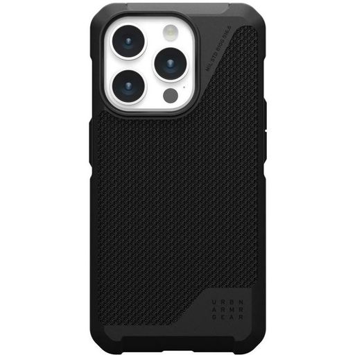 Чохол UAG для Apple iPhone 15 Pro Max Metropolis LT Magsafe, Kevlar Black (114297113940)