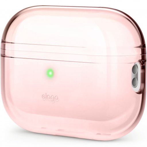Чохол Elago Clear Case with Nylon Lanyard Lovely Pink for Airpods Pro 2nd Gen (EAPP2CL-BA+ROSTR-LPK)
