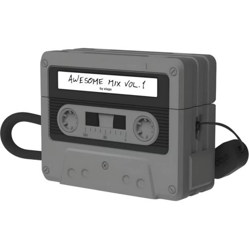 Чохол Elago Cassette Tape Case Black for Airpods Pro 2nd Gen (EAPP2TAPE-BK+STR-BK)