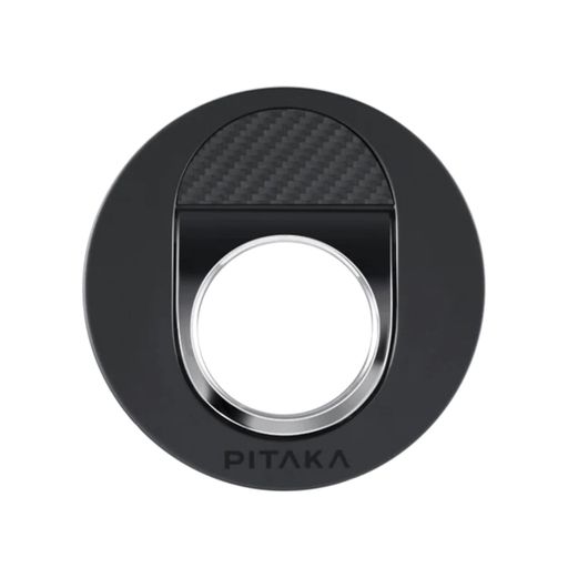 Магнітне кільце-підставка для телефону Pitaka MagEZ Grip 2 Twill 600D Black/Grey (MGB2303)