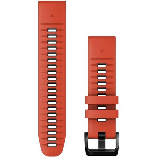 Ремінець Garmin QuickFit 22 Watch Bands Flame Red/Graphite Silicone (010-13280-04)