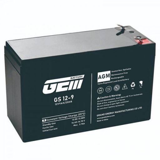 Аккумулятор GEM BATTERY 12V 9.0A (GS 12-9)