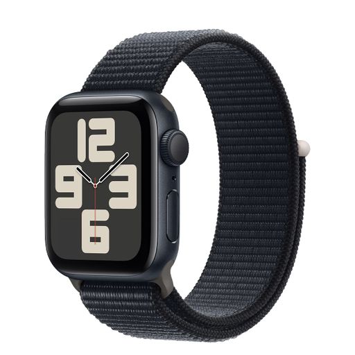 Apple Watch SE 2 GPS 40mm Midnight Aluminium Case with Midnight Sport Loop (MRE03) 2023