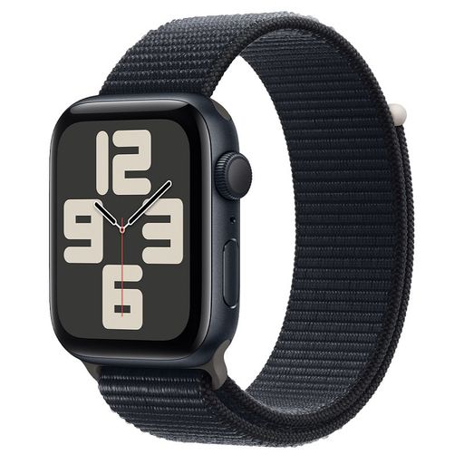 Apple Watch SE 2 GPS 44mm Midnight Aluminium Case with Midnight Sport Loop (MREA3) 2023