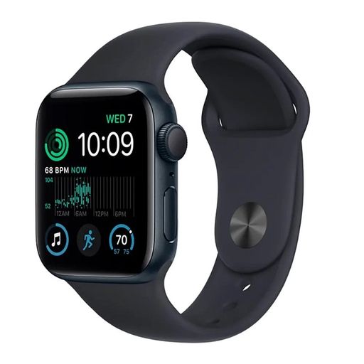 Смарт-годинник Apple Watch SE 2 GPS 44mm Midnight Aluminum Case with Midnight Sport Band (MNK03)