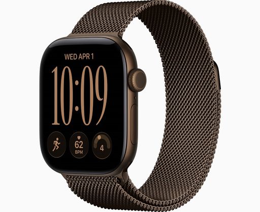 Смарт-часы Apple Watch Series 12 GPS + Cellular 42mm Dark Bronze Aluminum Case with Dark Bronze Milanese Loop (MKDK4)