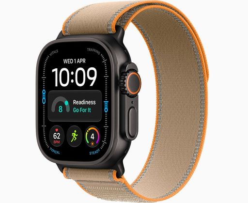Смарт-годинник Apple Watch Ultra 4 Black Titanium Case with Sand Trail Loop - S/M (MJCT4+MKAH4)