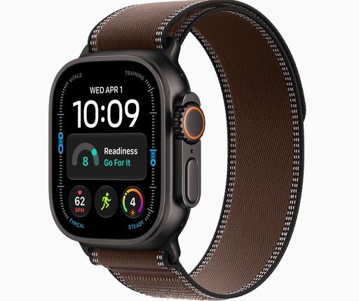 Смарт-годинник Apple Watch Ultra 4 Black Titanium Case with Dark Umber Trail Loop - S/M (MJCT4+MKAA4)