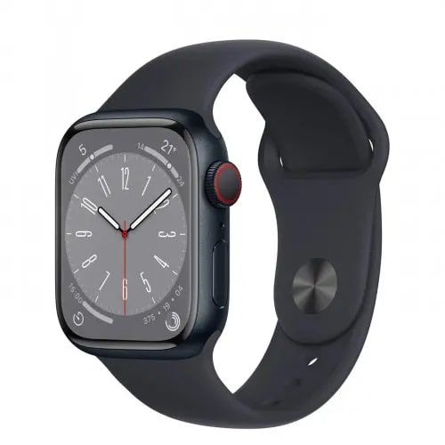 Смарт-годинник Apple Watch Series 8 GPS + Cellular 41mm Midnight Aluminum Case w. Midnight S. Band S/M (MNUV3) Open Box