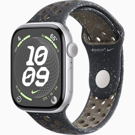 Смарт-годинник Apple Watch Series 10 GPS 46mm Silver Aluminum Case w. Midnight Sky Nike Sport Band - M/L (MWX03+MYL73)