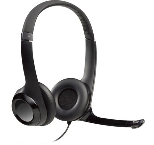 Навушники з мікрофоном Logitech H390 USB Black (981-000406)
