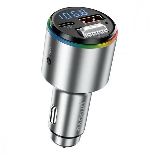 Автомобільний зарядний пристрій Proove FM Launcher Power Drive 30W (PD+QC3.0) Type-C+USB+AUX (FMPD30110006)
