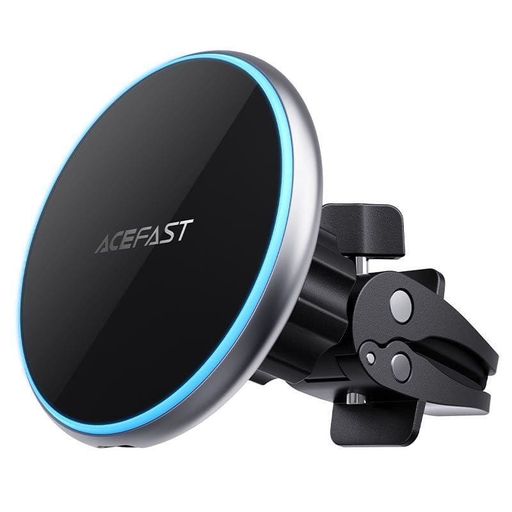 Бездротовий зарядний пристрій Acefast D3 magnetic wireless charging car holder Silver (6974316280446)