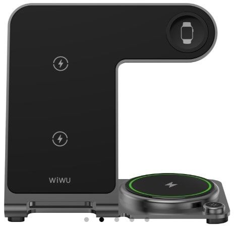 Бездротовий зарядний пристрій WIWU Power Air 3in1 Charging Station Series - Black