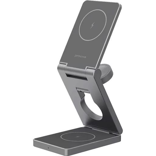 Беспроводное зарядное устройство Proove Titan Volt 3 in 1 (gray) (WSTV15000003)