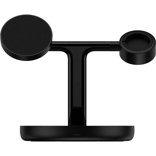 Бездротовий зарядний пристрій Baseus Swan 3-in-1 Wireless Magnetic Charging Bracket 20W Black Universal version (WXTE000101)